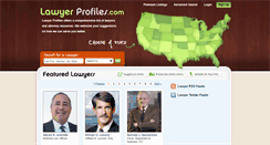 Desktop Screenshot of lawyerprofiles.com